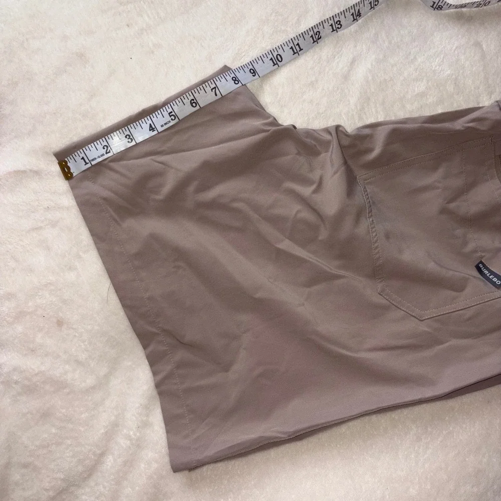 BURLEBO Everyday Shorts Mens 2XL Tan Performance Duck Pockets 8